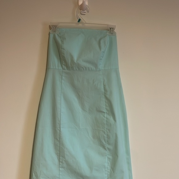 Y2K Gap Tube Dress 4 Light Blue Mint Mini Stretch 2004 Strapless NWT Deadstock - Picture 3 of 15